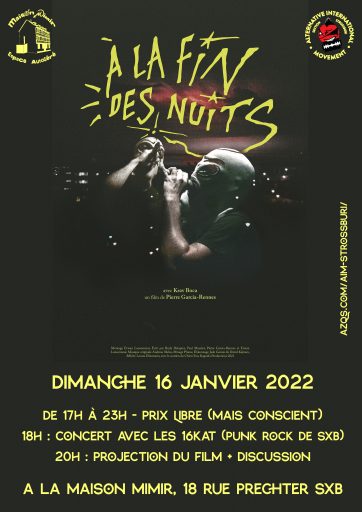 Concert + Projection "A la fin des nuits" @ Maison Mimir