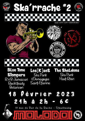 Concert : Ska'rrache #2 /// Ska Punk Rocksteady @ Molodoï