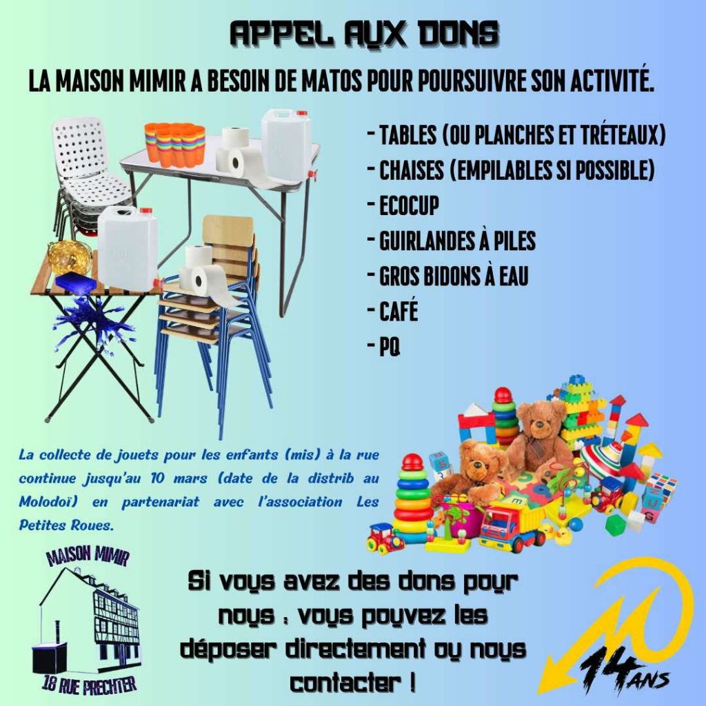 Appel à dons