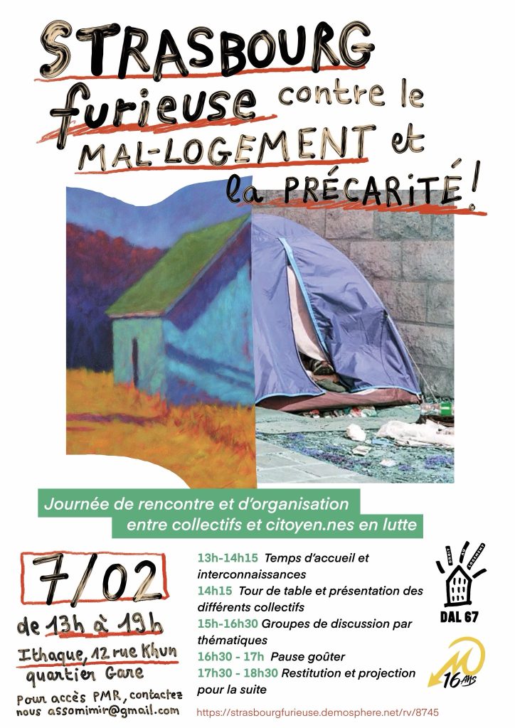 Strasbourg Furieuse contre précarité