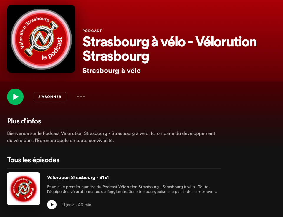 Vélorution Strasbourg présente son premier Podcast