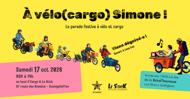Ce samedi 17 octobre 14h :: à Vélo (cargo) Simone :: Une balade de bricolos utopistes